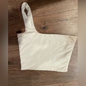 shein xs one sleeve croptop, nice quality not see through and only worn twice.